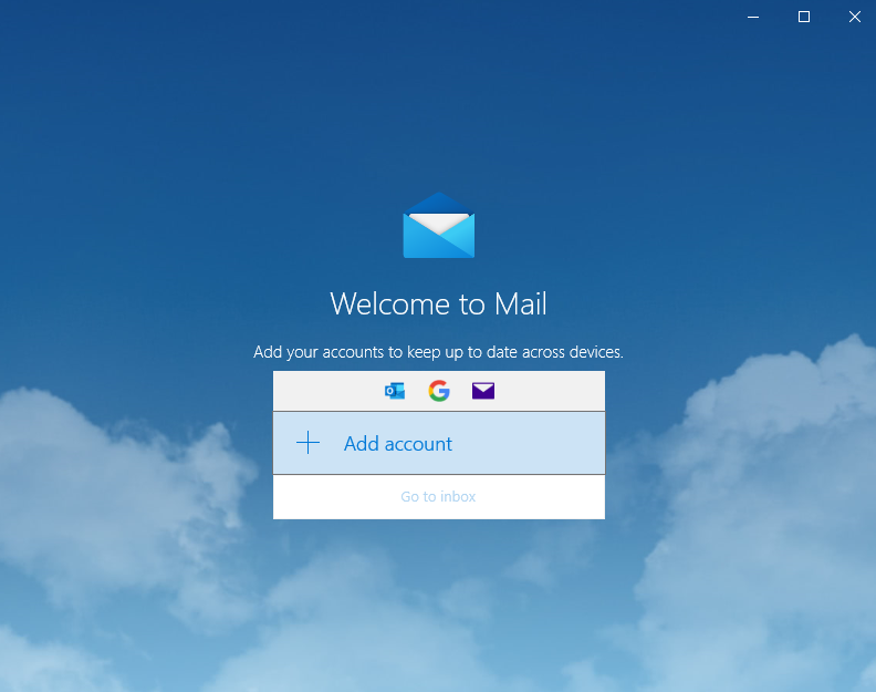 Welcome to mail