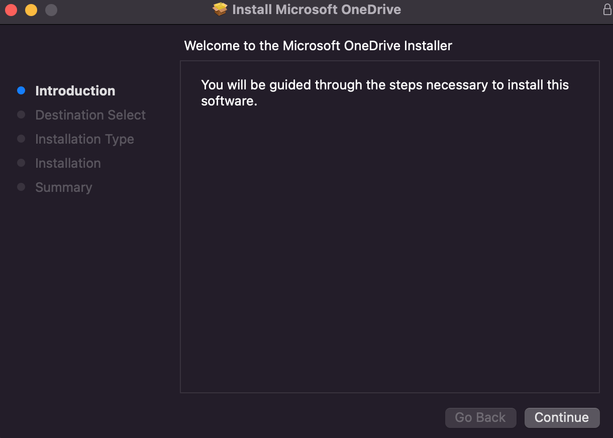 Install Microsoft OneDrive