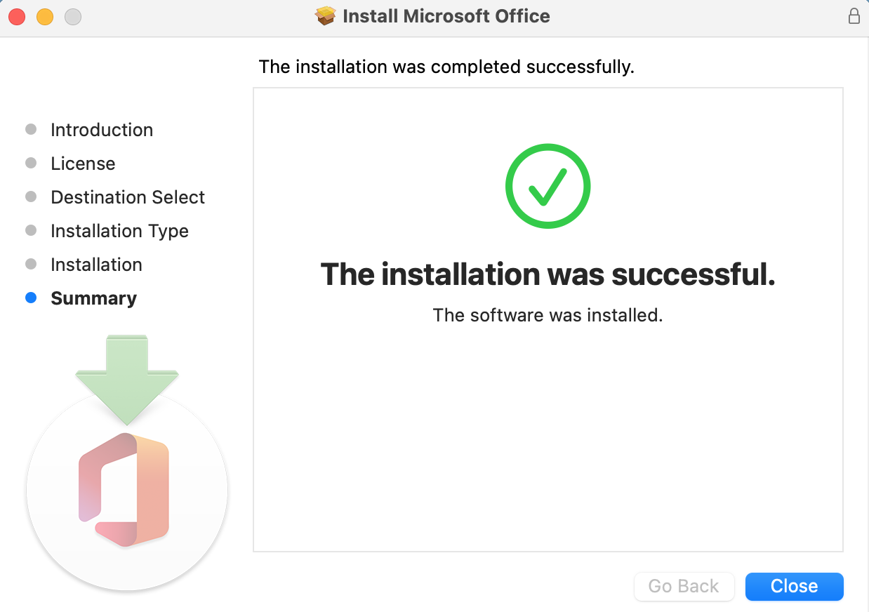 Install Microsoft Office - Summary