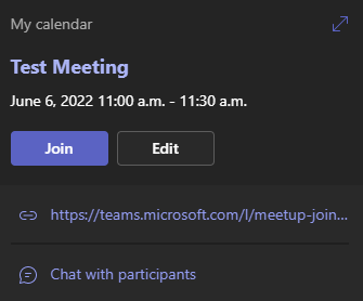 Teams meeting join