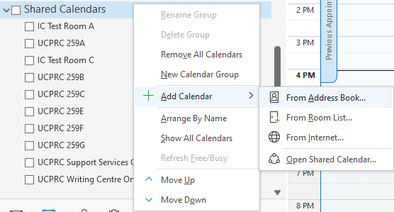 Open Shared Calendar Outlook Windows