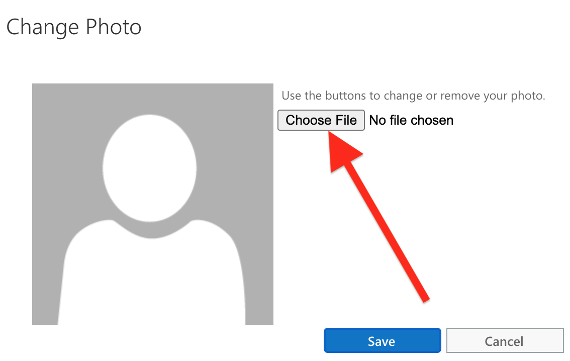 Change photo window