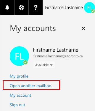 Account options