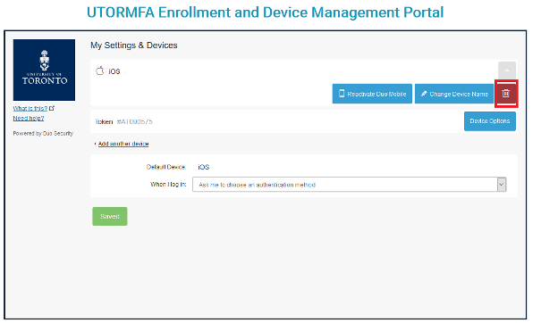 Device Options