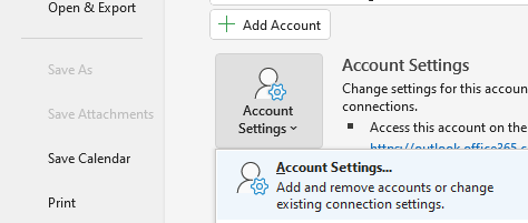 Account Settings