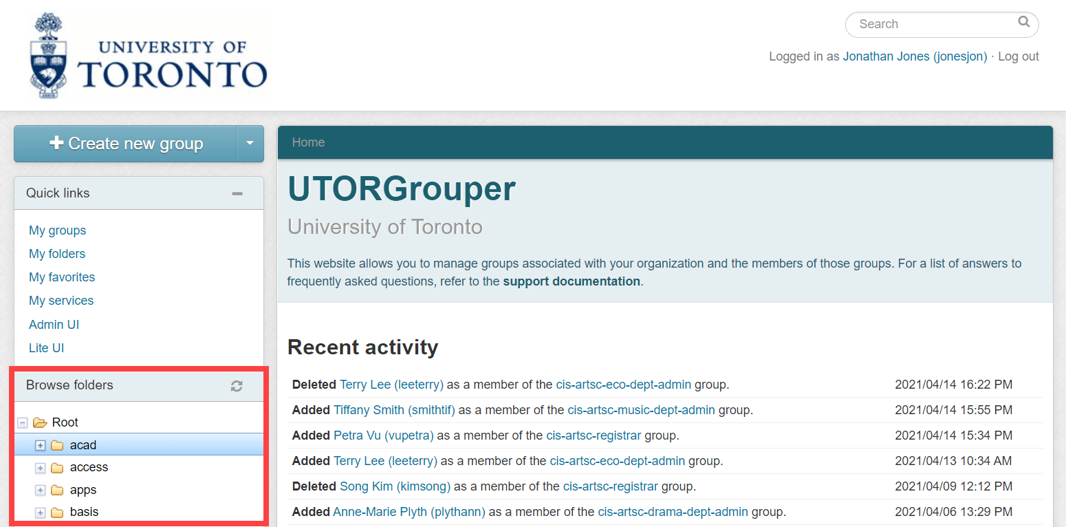 UTORGrouper - Home Page